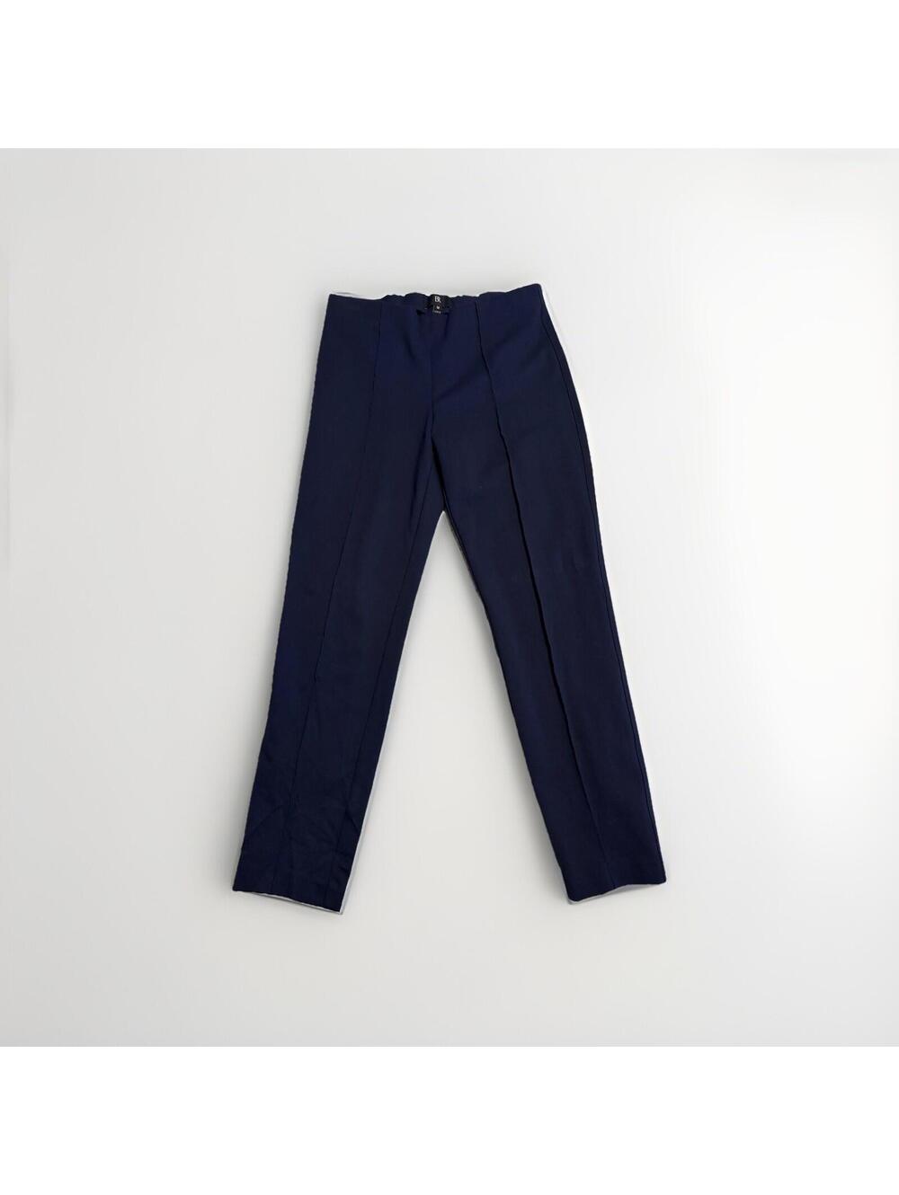 Banana Republic Women's Blue Stretch Dress Pants Skinny Flat Front Sz Medium